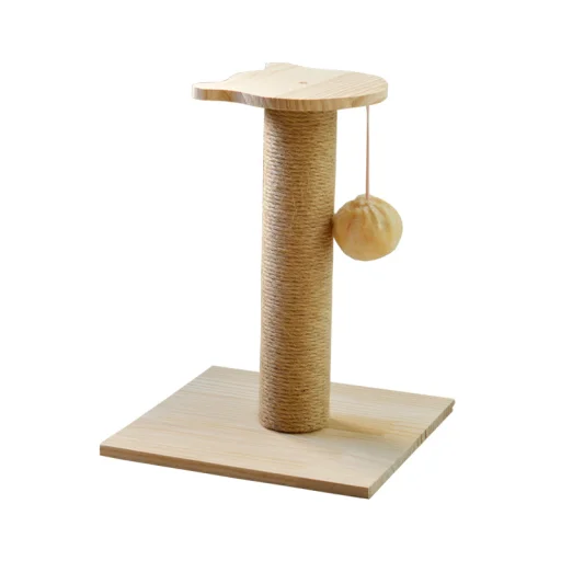 Macskabútor, macskafa egyszintes 38cm (ST-S-1-WOOD) kaparófa - 2