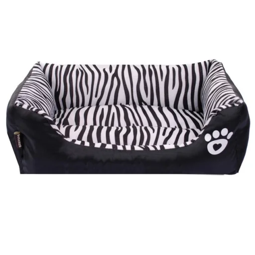 Kutya, macska fekhely zebra mintás M méret ((CAYJ035)) - 1