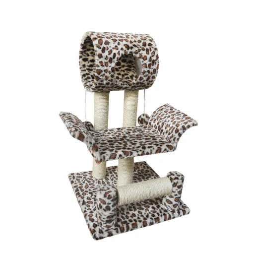 Macskabútor, macskafa leopárd mintával 71cm (ST-A320-LEOPARD) kaparófa - 1