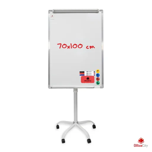 OfficeCity GCH-7100 gurulós, mobil mágneses flipchart tábla 70x100 cm - 2