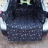 Autós védőhuzat csomagtartóba kutyáknak 185x104cm fekete mancs mintával (car-mat-black-paws) (HG016) thumbnail