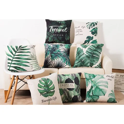 Díszpárna mintás huzattal tropical 50x30cm (YZ026) - 4