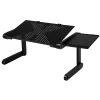 Összecsukható laptop asztal, állvány egérpaddal fekete (laptop-desk-2-black) thumbnail