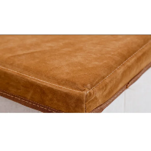 Kutyalépcső 3 lépcsőfokkal barna színben (DD01292-BROWN) - 4