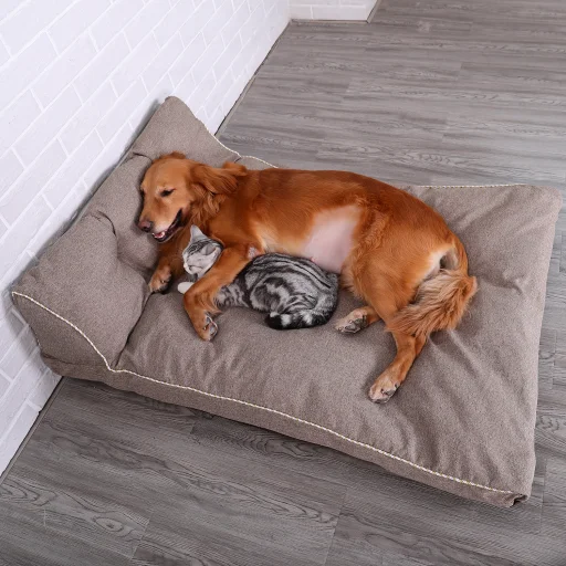 HOOPET-Kutyafekhely, kutyaágy kávébarna színben S méretben (DOG-BED-61058-COFFEE-S) - 6