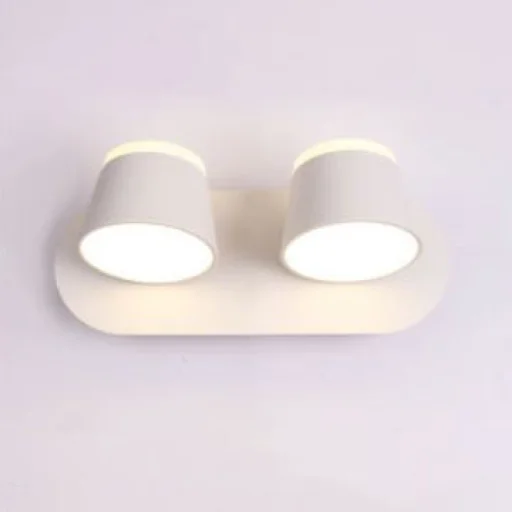 Beltéri fali LED lámpa 2*14W fehér (INDOOR-LED-801-2-WHITE) - 1