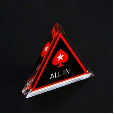 Dealer Button, osztógomb pókerhez háromszög forma (dealer-chip-triangle)