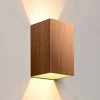 Kültéri fali LED lámpa 12W szálcsiszolt barna színű IP65 vízálló 3000K meleg fényű (1003-6-BRUSHED-BROWN-3000K) thumbnail