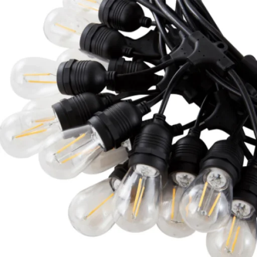 Kültéri E27 LED izzósor 14.4m hosszúság, IP65 vízállóság, 2700K meleg fény (IL-SL-52) - 5