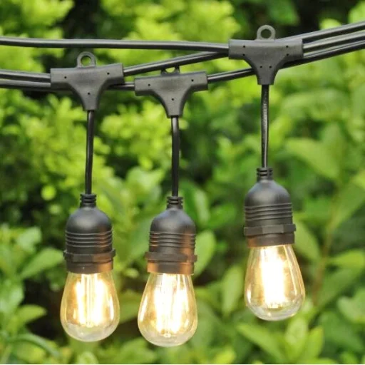 Kültéri E27 LED izzósor 14.4m hosszúság, IP65 vízállóság, 2700K meleg fény (IL-SL-52) - 8