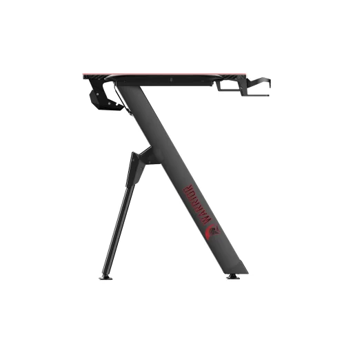 WARRIOR gamer asztal alumínium fekete színben 140*60*75CM RGB világítással (Blade V2-1460) - 4