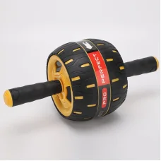 AB Wheel haskerék, hasizom erősítő kerék fekete-sárga (AB-WHEEL-YELLOW)