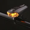 Kormányra szerelhető LED biciklilámpa, kerékpár világítás USB töltés, vízálló (GY001) thumbnail