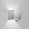 Kültéri fali LED lámpa 12W szürke színű IP65 vízálló 6000K hideg fényű (1003-2-BRUSHED-SILVER-6000K) thumbnail