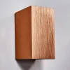 Kültéri fali LED lámpa 12W szálcsiszolt barna színű IP65 vízálló 3000K meleg fényű (1003-6-BRUSHED-BROWN-3000K) thumbnail