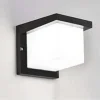 Kültéri fali LED lámpa 12W fekete IP65 vízálló 6000K hideg fényű (608-1-BLACK-6000K) thumbnail