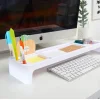 Asztali rendező állvány, monitortartó, monitor állvány, tároló fehér (KY-1013-white) thumbnail