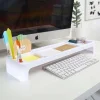 Asztali rendező állvány, monitortartó, monitor állvány, tároló fehér (KY-1013-white) thumbnail