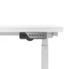 Elektromosan, elektronikusan állítható magasságú íróasztal fehér (ET119-WHITE) thumbnail