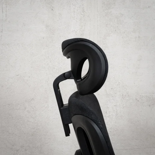 Prémium ergonomikus irodai szék, forgószék, fekete (T03) hálós - 16