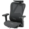 Ergonomikus irodai szék, forgószék, fekete (T15) hálós thumbnail