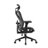 Ergonomikus irodai szék, forgószék, fekete (T15) hálós thumbnail