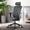 Ergonomikus irodai szék, forgószék, fekete (T15) hálós thumbnail