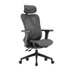Ergonomikus irodai szék, forgószék, fekete (T15) hálós thumbnail