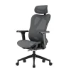 Ergonomikus irodai szék, forgószék, fekete (T15) hálós thumbnail