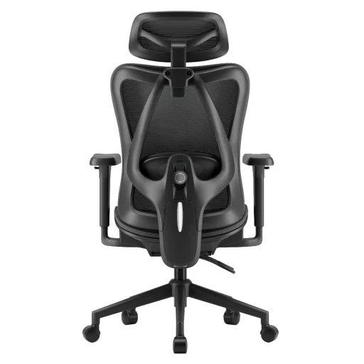 Ergonomikus irodai szék, forgószék, fekete (T15) hálós - 13
