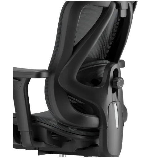 Ergonomikus irodai szék, forgószék, fekete (T15) hálós - 17