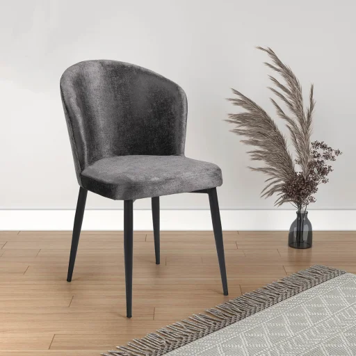Design étkező szék CARINA szürke 4db - 3