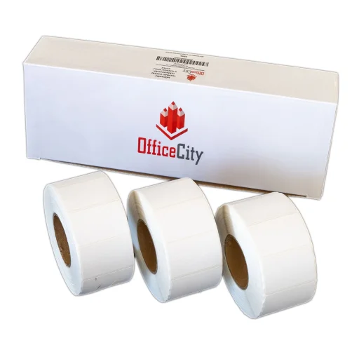3600db 40x25mm direkt termál tekercses etikett címke (1200 címke/tekercs, 3 tekercs) - 1