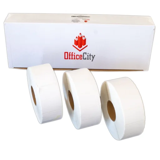 7500db 40x25mm direkt termál tekercses etikett címke (2500 címke/tekercs, 3 tekercs) - 1