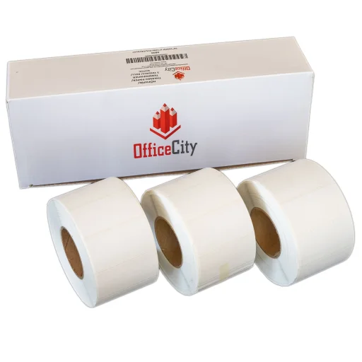 3600db 50x25mm direkt termál tekercses etikett címke (1200 címke/tekercs, 3 tekercs) - 1