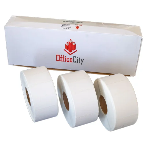 7500db 50x25mm direkt termál tekercses etikett címke (2500 címke/tekercs, 3 tekercs) - 1