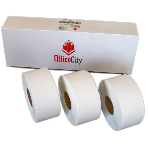 2550db 50x70mm direkt termál tekercses etikett címke (850 címke/tekercs, 3 tekercs) - 1