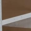Sarok salgó polc, 5 szintes 180x70x40-40cm, fehér thumbnail