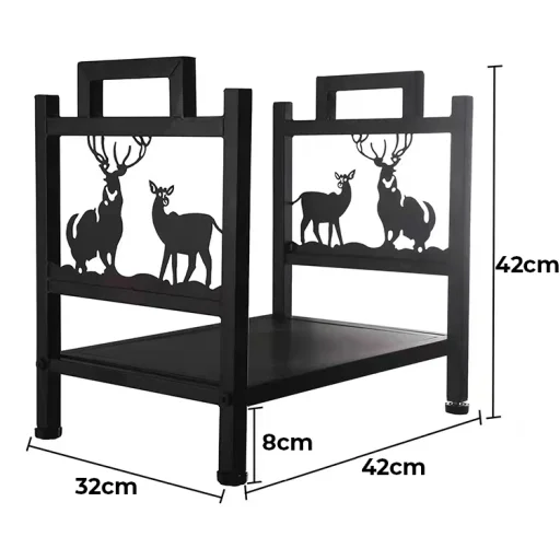 Tűzifa tároló 42x32x42cm (MF-0054-D) - 2