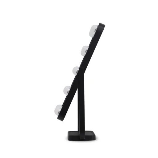 Hollywood tükör, sminkes tükör fekete 12x3W (DP330A) - 7