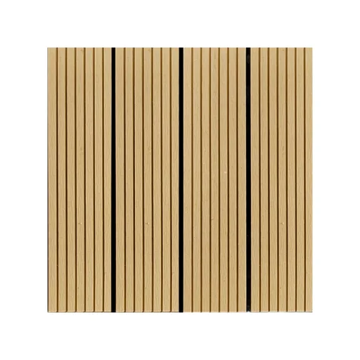WPC 1 m2 padlóburkolat 11db 30x30cm, csíkozott, tíkfa összepattintható - 1