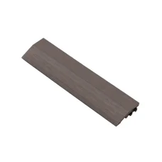 WPC DIY padlóburkolat záróelem, szegély 30x7.5cm, csokoládé