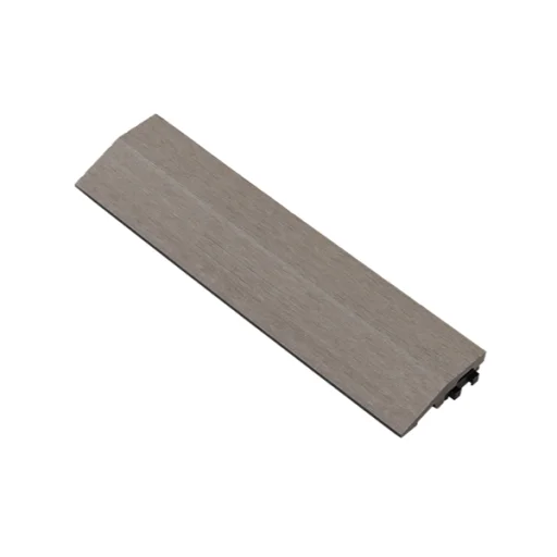 WPC DIY padlóburkolat záróelem, szegély 30x7.5cm, szürke - 1