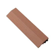 WPC DIY padlóburkolat záróelem, szegély 30x7.5cm, rozsdavörös