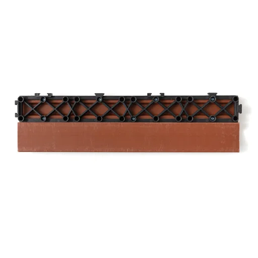 WPC DIY padlóburkolat záróelem, szegély 30x7.5cm, rozsdavörös - 8