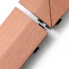 WPC DIY padlóburkolat sarok záróelem, szegély 7.5x7.5cm, rozsdavörös thumbnail