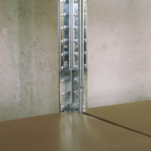 Salgó polcrendszer, 180x90x40cm+2x180x40x40cm, horganyzott - 2