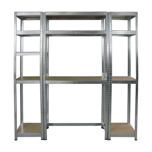 Salgó polcrendszer, 180x90x40cm+2x180x40x40cm, horganyzott - 1