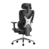 Ergonomikus irodai szék, forgószék, fekete hálós (E07 BLACK)  thumbnail
