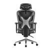 Ergonomikus irodai szék, forgószék, fekete hálós (E07 BLACK)  thumbnail